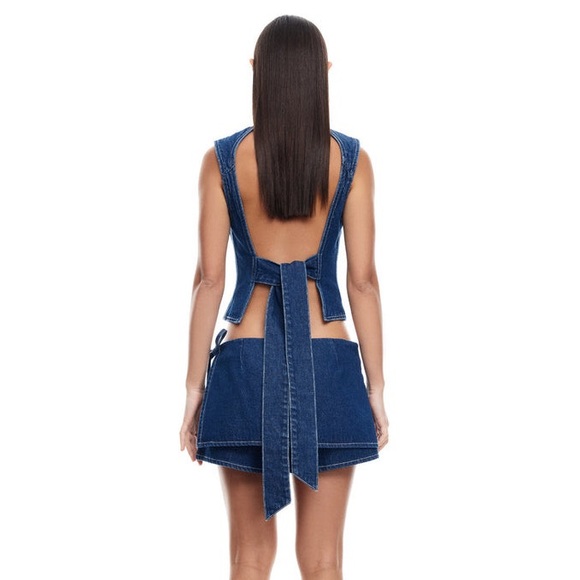 Lioness COUNTRYSIDE TOP | BLUE DENIM C27 - Picture 2 of 6